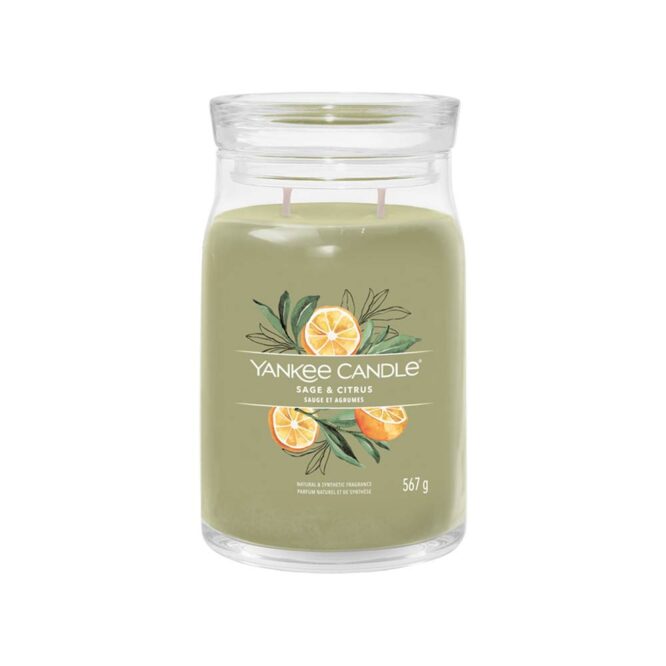Yankee Signature Jar Candle (Large) - Sage & Citrus