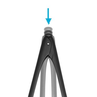 Dreamfarm Clongs Lite Click-Lock Sit Up Tongs - Black
