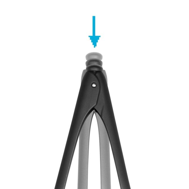 Dreamfarm Clongs Lite Click-Lock Sit Up Tongs - Black
