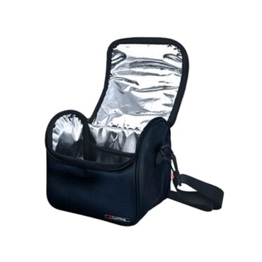 Iris Case Insulated Lunch Bag - Black