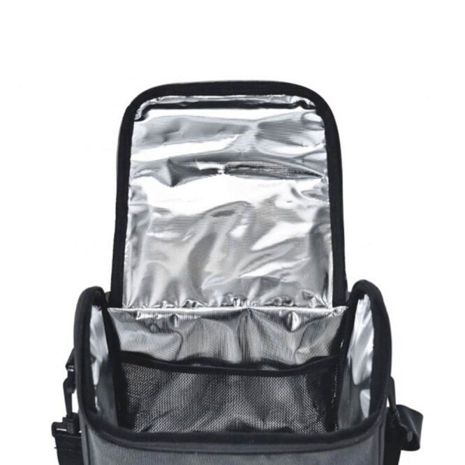 Iris Case Insulated Lunch Bag - Gray