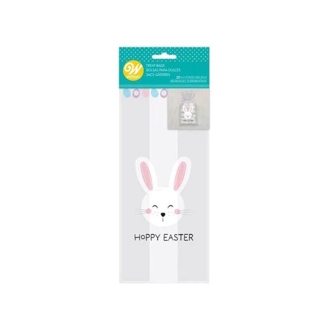 Wilton Happy Easter Bunny Treat Bag - 20 Pcs