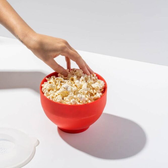 W&P Silicone Popcorn Popper - Red