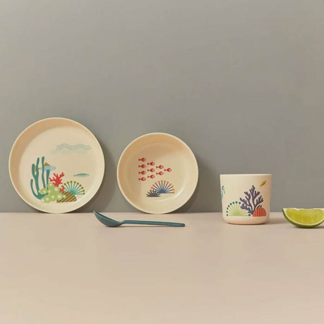 Ekobo Kids Dish Gift Set - Seas