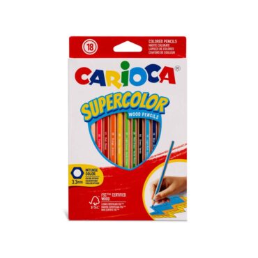 Carioca Super Color Wood - 18 Pencils
