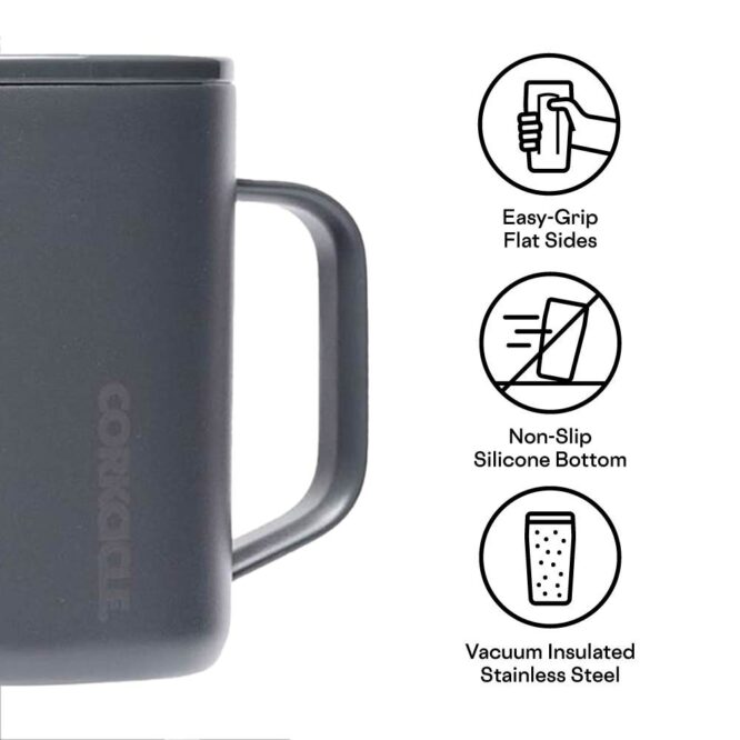 Corkcicle Classic Coffee Mug 475ml - Flint