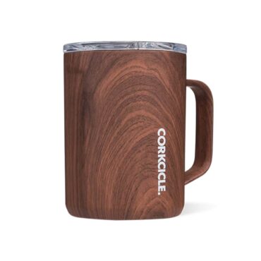 Corkcicle Classic Coffee Mug 475ml - Walnut Wood