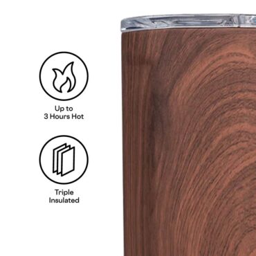 Corkcicle Classic Coffee Mug 475ml - Walnut Wood