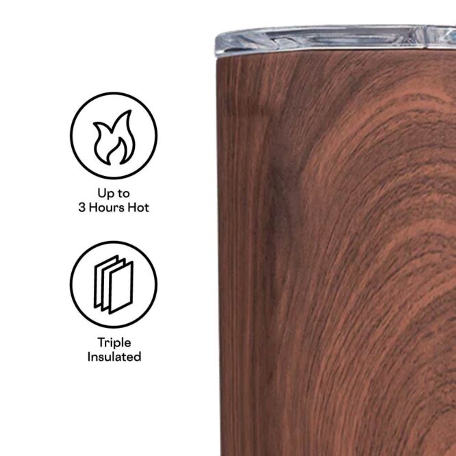 Corkcicle Classic Coffee Mug 475ml - Walnut Wood
