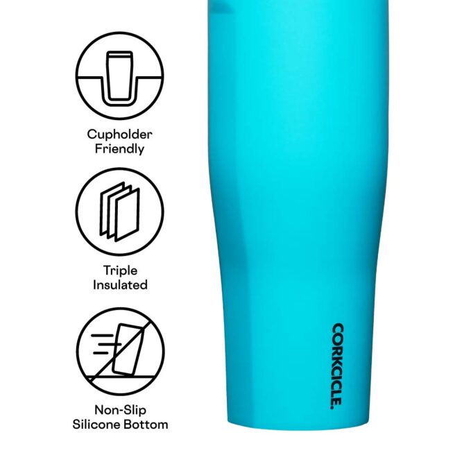 Corkcicle Go Cup XL Tumbler 890ml - Capri Blue