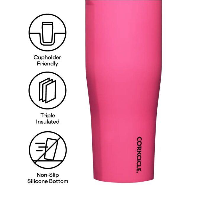 Corkcicle Go Cup XL Tumbler 890ml - Dragon Fruit