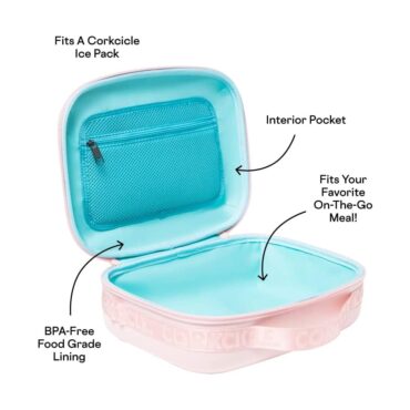 Corkcicle Insulated Lunch Pod - Rose Quartz