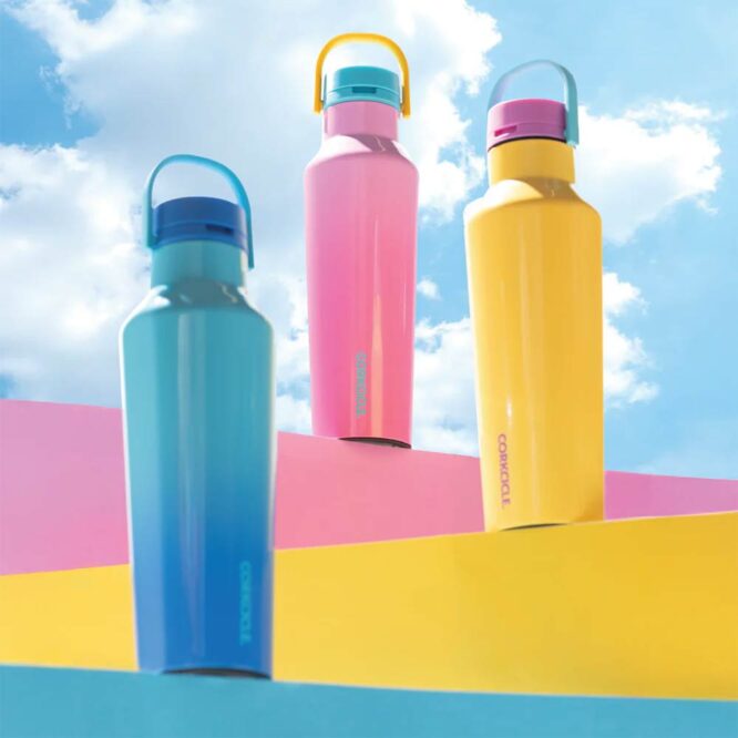 Corkcicle Insulated Sport Canteen 600ml - Boom Box Blue