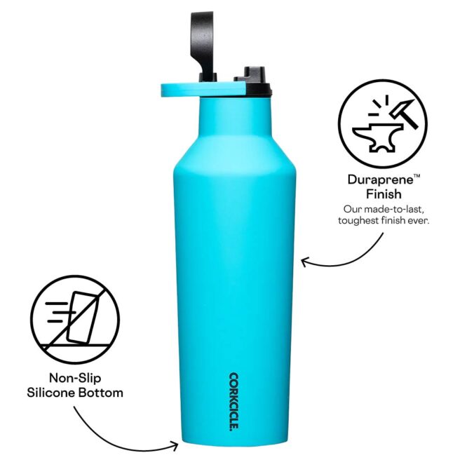 Corkcicle Insulated Sport Canteen 600ml - Capri Blue