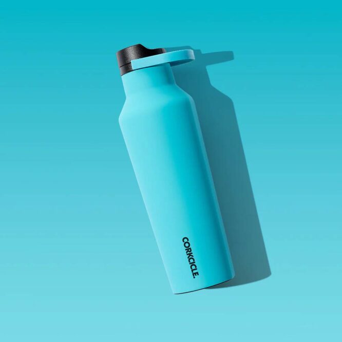 Corkcicle Insulated Sport Canteen 600ml - Capri Blue