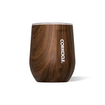 Corkcicle Stemless Cup 355ml - Walnut Wood