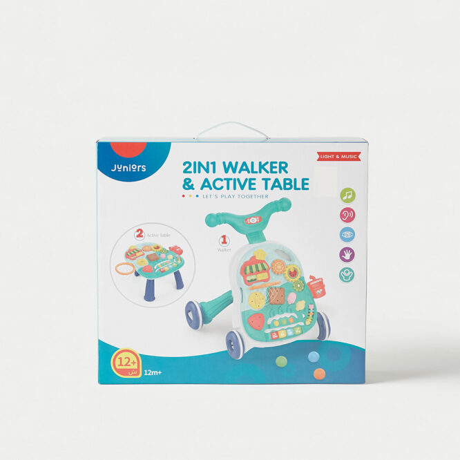 Huanger 2-In-1 Baby Music Walker - Green