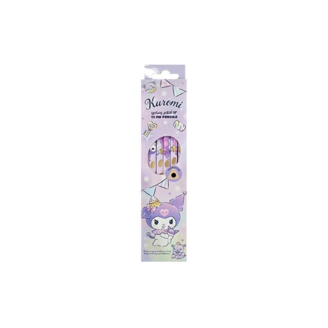 Rainbow Max HB Pencils Set | 12 Pencils Kuromi