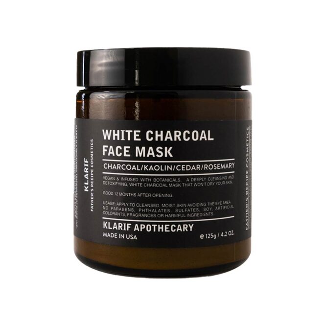 Klarif White Charcoal Face Mask - 125g