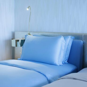 Bella Casa Luxury Bedding Set (Bamboo) Light Blue