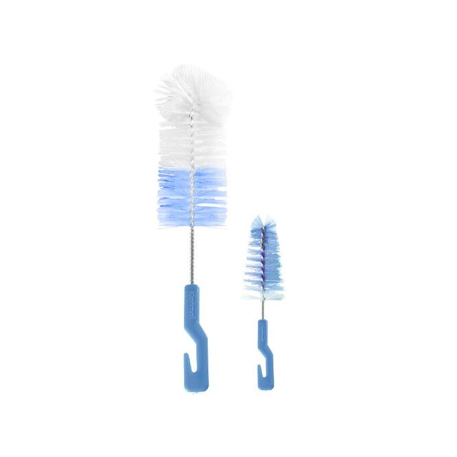 Optimal Bottle & Nipple Brush Set - Blue