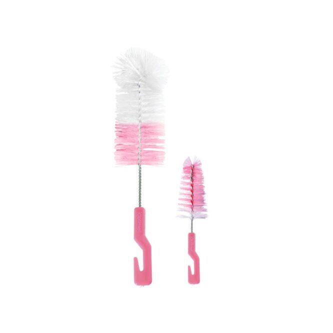 Optimal Bottle & Nipple Brush Set - Pink