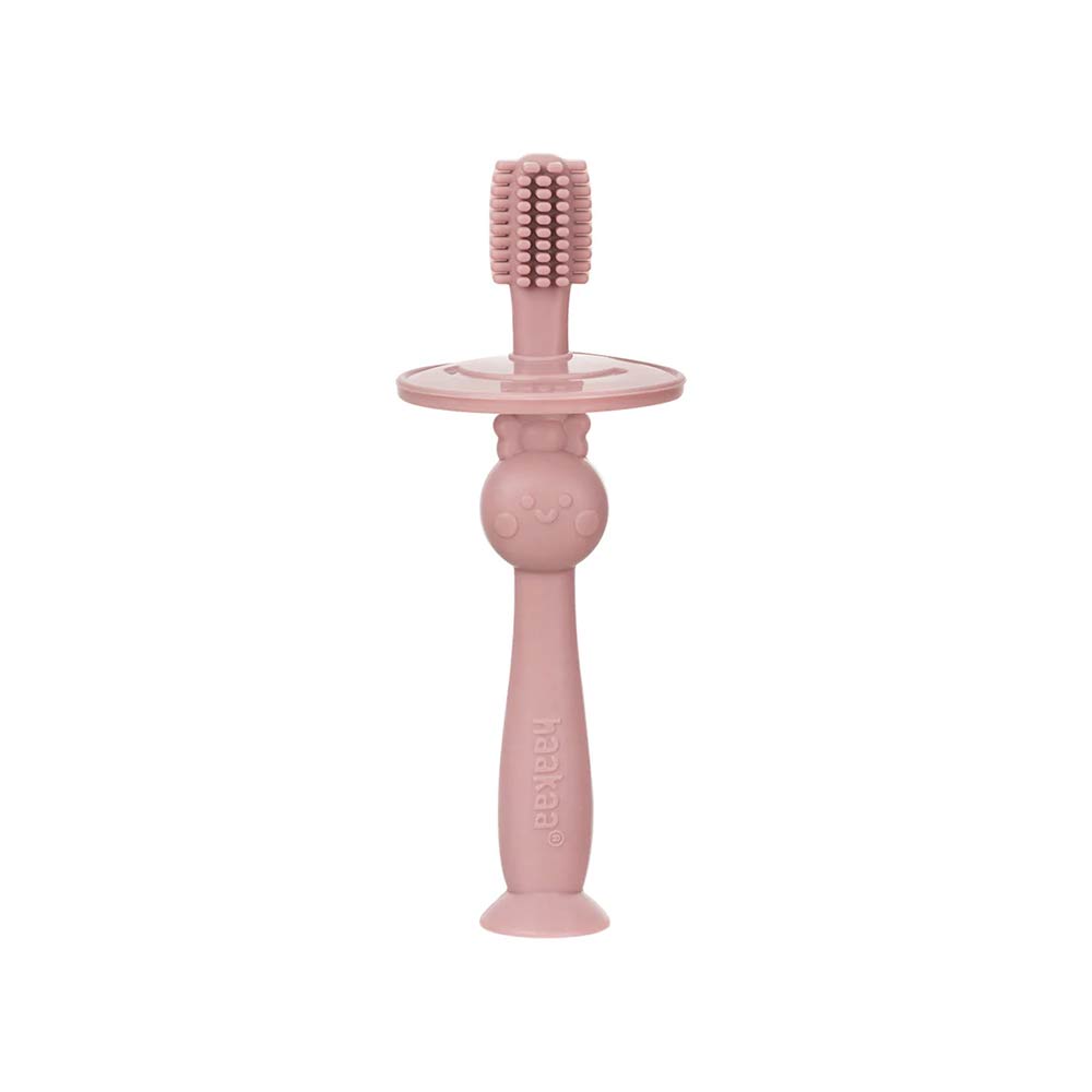 Haakaa 360° Silicone Toothbrush - Blush