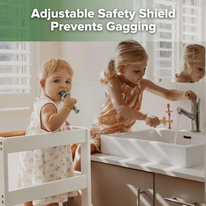 Haakaa 360° Silicone Toothbrush - Oat