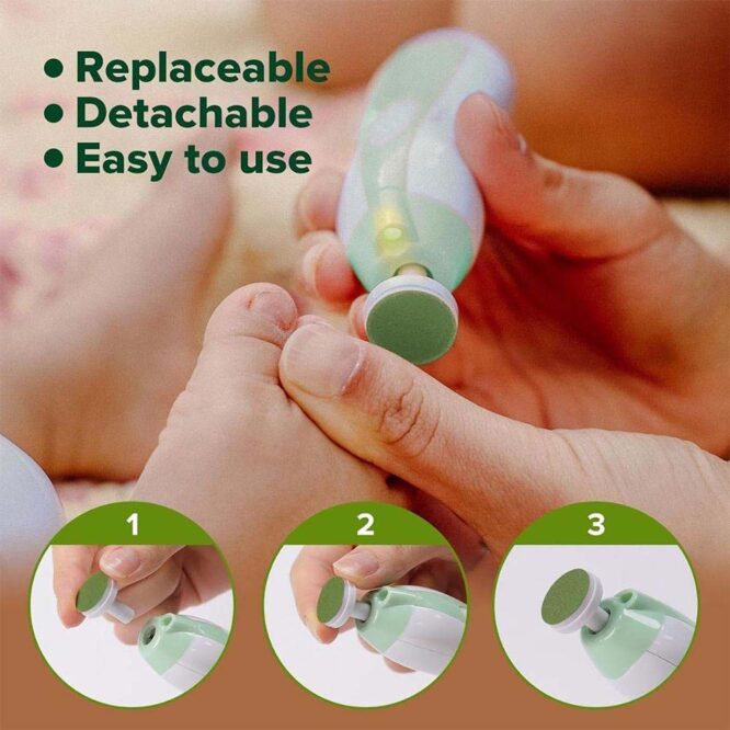 Haakaa Baby Nail Care Replacement Pads - Meadow