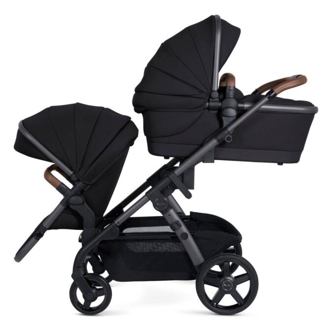 Silver Cross Wave 3 Stroller System - Licorice