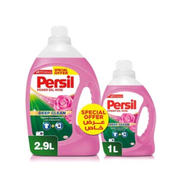 Persil Power Gel Rose Deep Clean Detergent 2.9Ltr + 1Ltr *SPECIAL OFFER!
