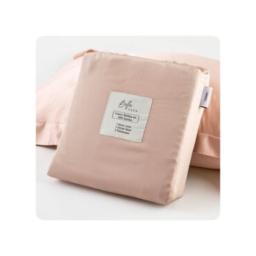 Bella Casa Luxury Bedding Set (Bamboo) Camel Red