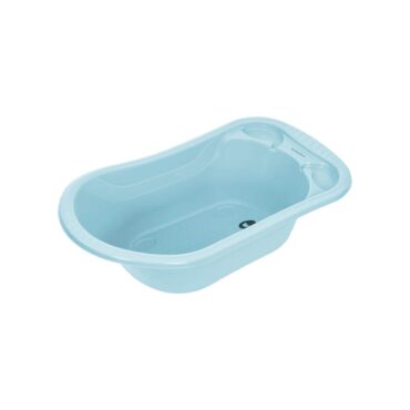Babyjem Large Baby Bathtub with Drain Plug - Turquoise