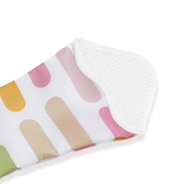 Babyjem Teether Scarf & Tie - Pastel Stripes