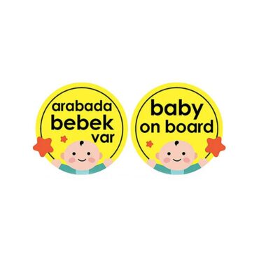 Babyjem Car Window Safety Signs - Baby On Board