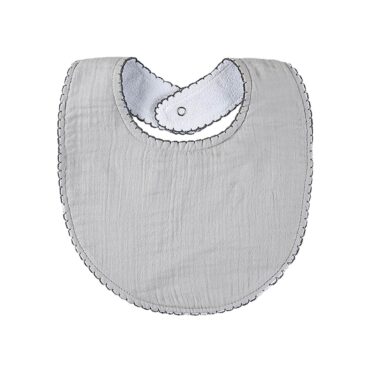 Babyjem Muslin Apron Bib (0m+) Gray