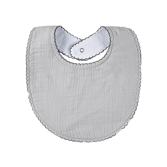 Babyjem Muslin Apron Bib (0m+) Gray