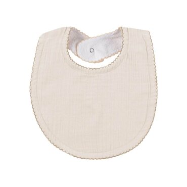 Babyjem Muslin Apron Bib (0m+) Ecru