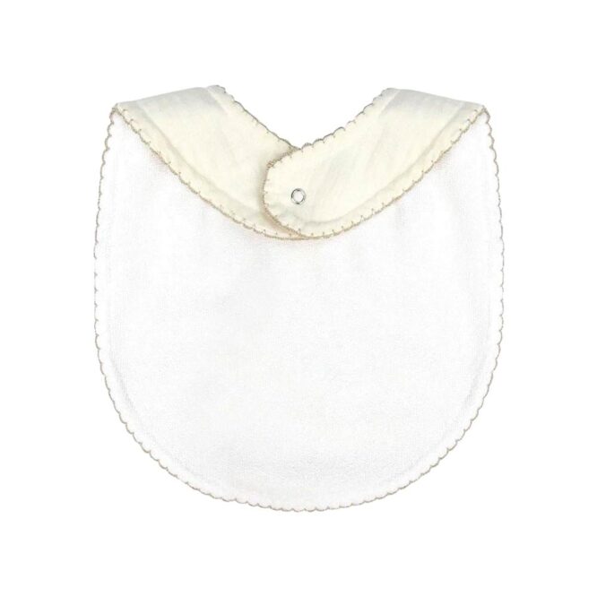 Babyjem Muslin Apron Bib (0m+) Ecru