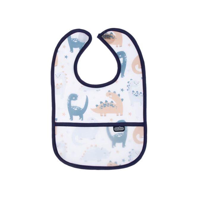 Babyjem Stain-Resistant Apron Bib (0m+) Dinosaur