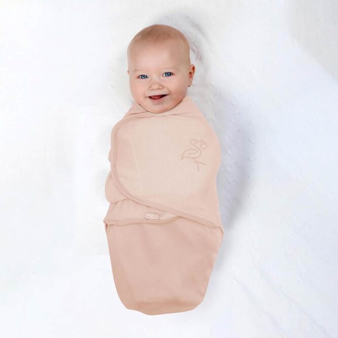 Babyjem Combed Cotton Swaddle (0m+) Salmon