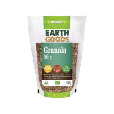 Earth Goods Organic Gluten Free Granola Mix 340g
