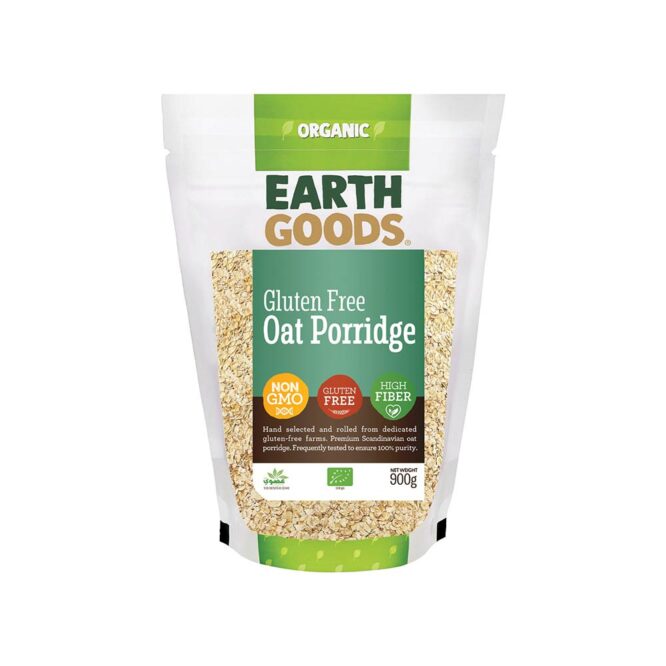 Earth Goods Organic Gluten Free Oat Porridge 900g