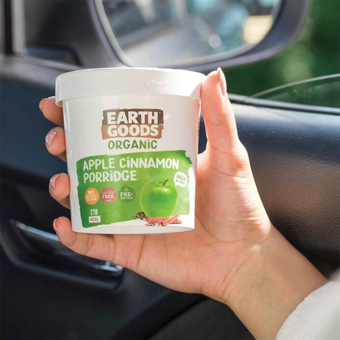 Earth Goods Organic Gluten Free Apple Cinnamon Porridge 60g