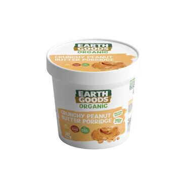 Earth Goods Organic Gluten Free Crunchy Peanut Butter Porridge 60g