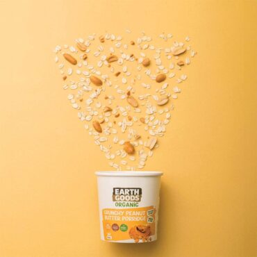 Earth Goods Organic Gluten Free Crunchy Peanut Butter Porridge 60g