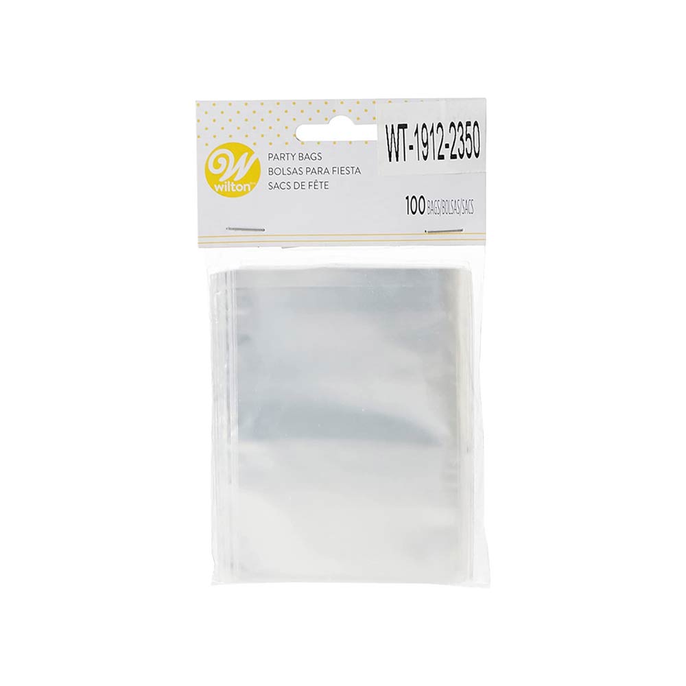 Wilton Clear Treat Bags Pack - 100 Pcs