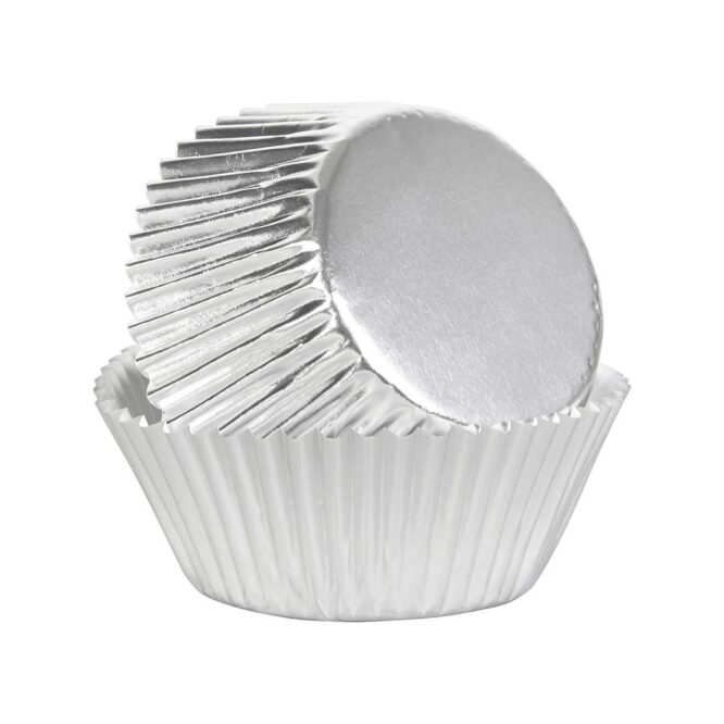 Wilton Silver Foil Standard Baking Cups - 24 Pcs