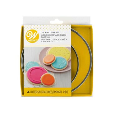 Wilton Circles Nesting Cookie Cutters Set – 4 Pcs Wilton Circles Nesting Cookie Cutters Set - 4 Pcs