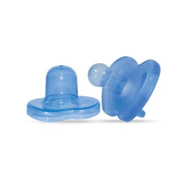 Optimal Round Nipple Silicone Pacifier (6m+) Blue